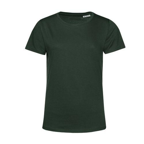 Achat T-shirt femme col rond 150 organique - vert forêt