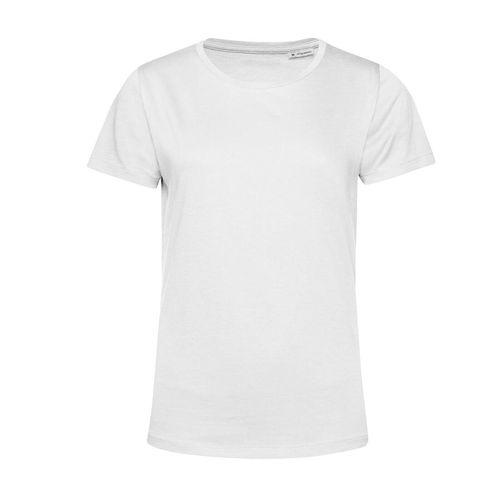 Achat T-shirt femme col rond 150 organique - blanc