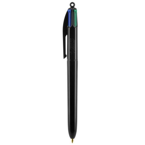 Achat BIC® 4 Colours bille + Lanyard - Made in France - noir