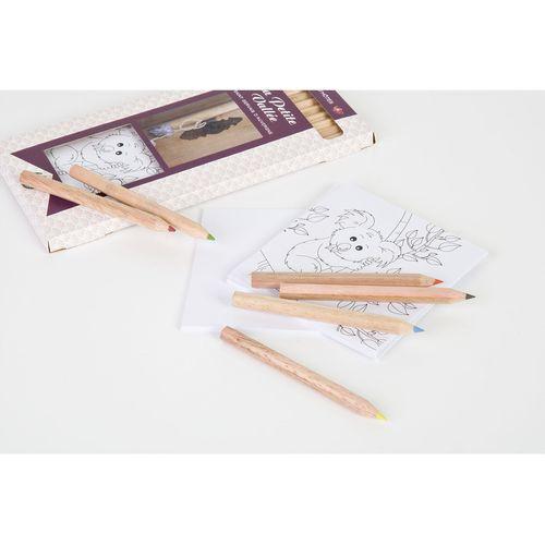 Achat KIT COLORIAGE 12 CRAYONS 8,7 - 