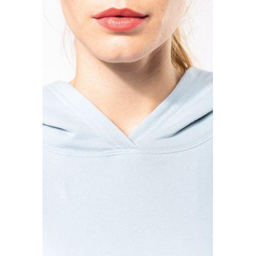 Achat Sweat-shirt capuche Lounge bio femme - blanc cassé