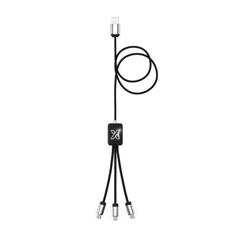 Achat câble easy to use - noir - logo lumineux blanc - Stock - noir