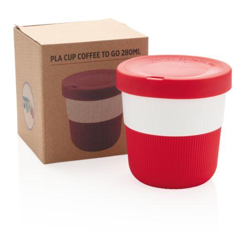Achat Tasse Coffee To Go 280ml en PLA - rouge