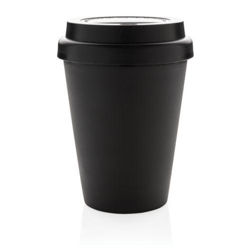 Achat Mug en PP recyclable à double paroi 300ml - noir