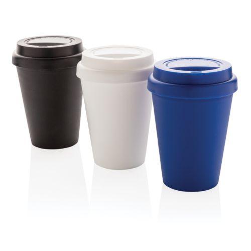 Achat Mug en PP recyclable à double paroi 300ml - blanc
