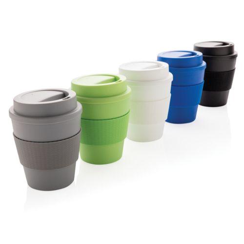 Achat Mug en PP recyclable avec couvercle à vis 350ml - vert