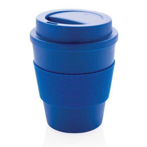 Achat Mug en PP recyclable avec couvercle à vis 350ml - bleu