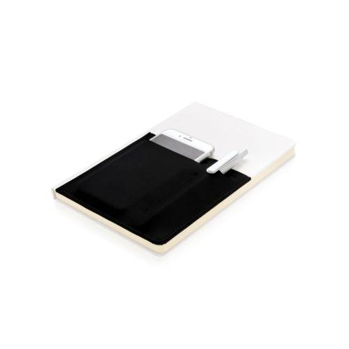 Achat Carnet de notes A5 avec pochettes - blanc
