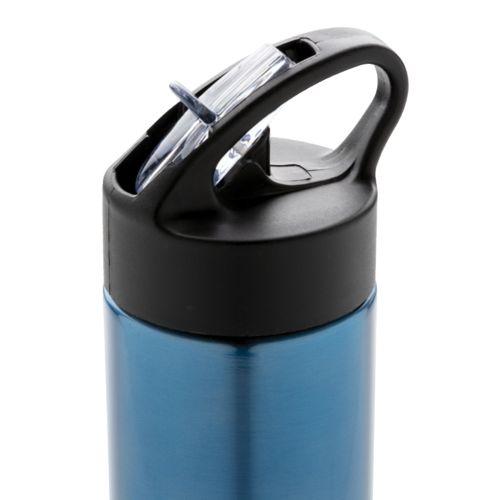Achat Bouteille d’eau avec paille Sport - bleu