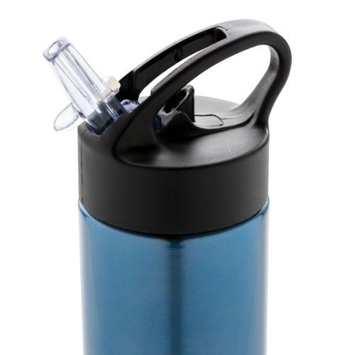 Achat Bouteille d’eau avec paille Sport - bleu