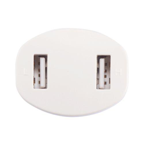 Achat Double chargeur allume-cigare USB - blanc
