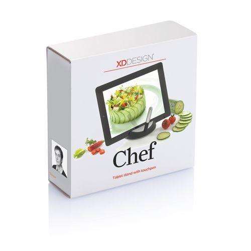 Achat Support à tablette avec stylet Chef - argenté