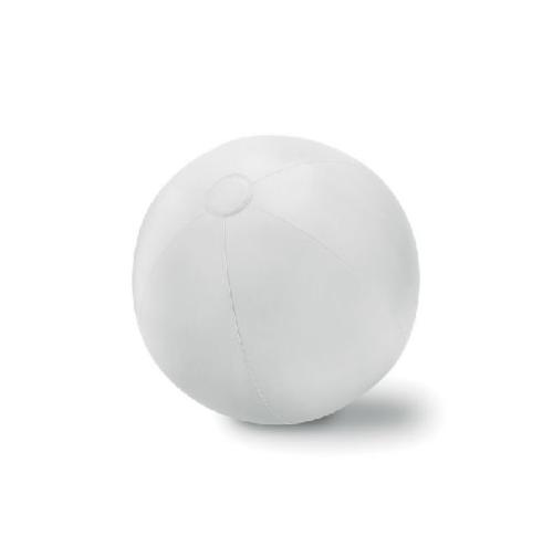 Achat Ballon plage gonflable en PVC - blanc