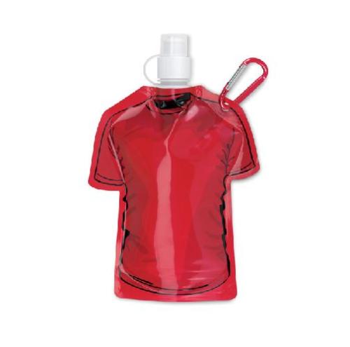 Achat Gourde pliable "T-shirt" - rouge