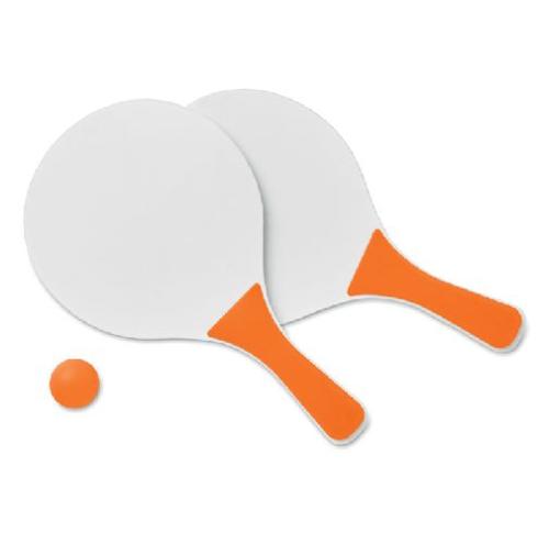 Achat Set tennis de plage - orange