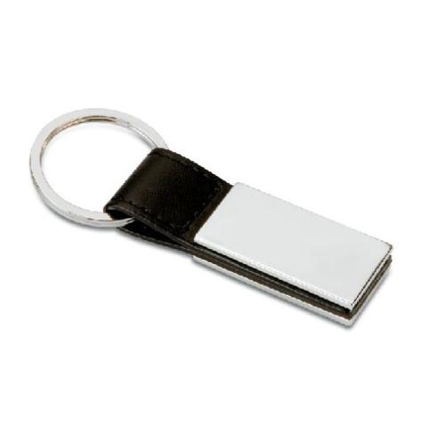 Achat Porte-clés PU et métal - noir