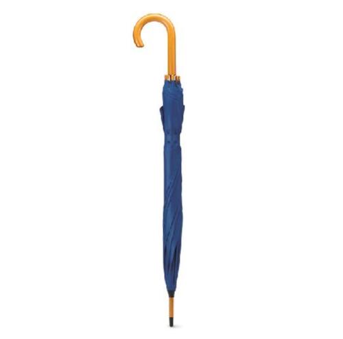 Achat Parapluie avec poignée en bois - bleu