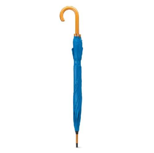 Achat Parapluie avec poignée en bois - bleu royal