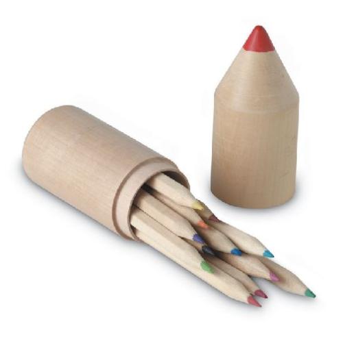 Achat Set 12 crayons - bois