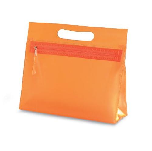 Achat Trousse transparente - orange