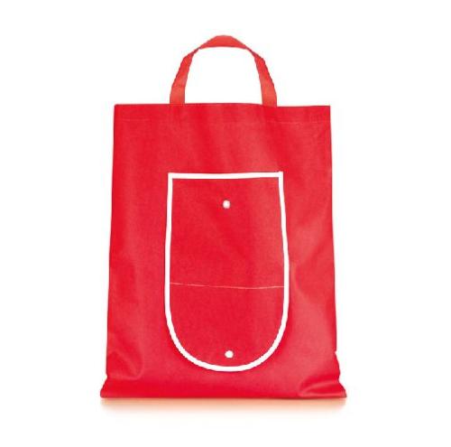 Achat Sac shopping pliable. - rouge