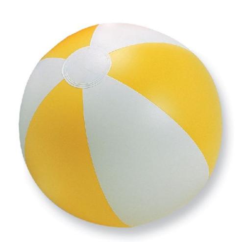 Achat Balle gonflable plage - jaune