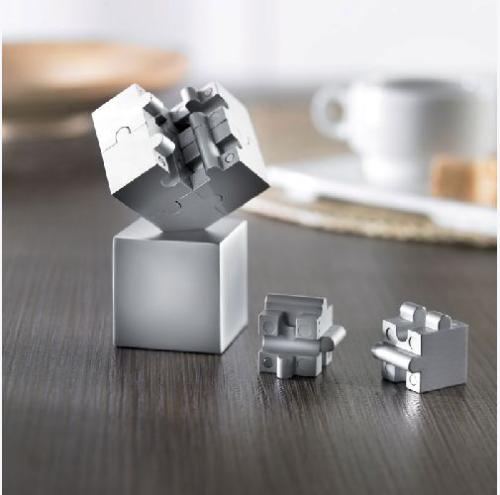 Achat Puzzle 3D - argenté mat