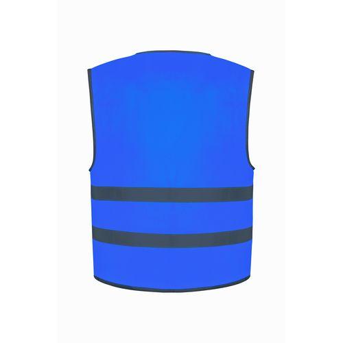 Achat Gilet avec bordure et bandes réfléchissantes - bleu royal