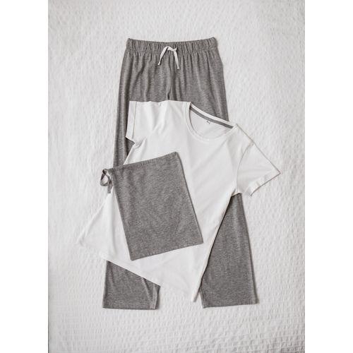 Achat Kit Pyjama - version longue - gris chiné