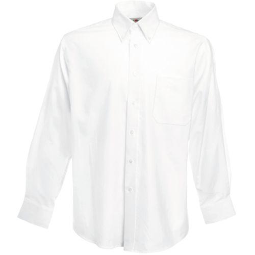 Achat CHEMISE HOMME MANCHES LONGUES OXFORD (65-114-0) - blanc