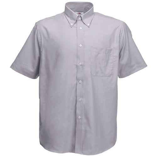 Achat CHEMISE HOMME MANCHES COURTES OXFORD (65-112-0) - gris oxford