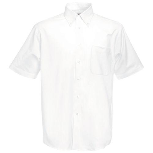 Achat CHEMISE HOMME MANCHES COURTES OXFORD (65-112-0) - blanc