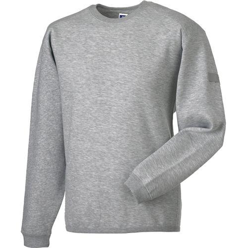 Achat SWEAT-SHIRT HEAVY DUTY COL ROND - gris clair oxford