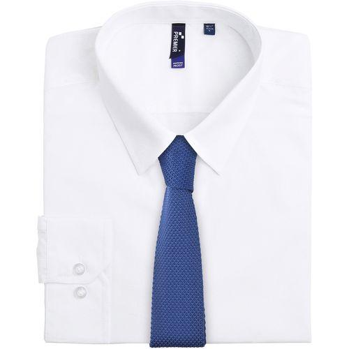 Achat Cravate fine tricotée - bleu moyen