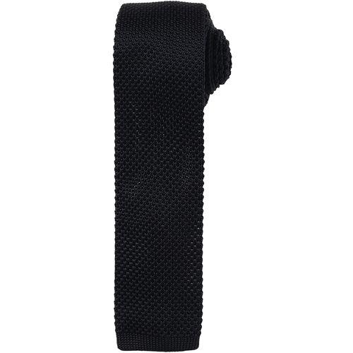 Achat Cravate fine tricotée - noir
