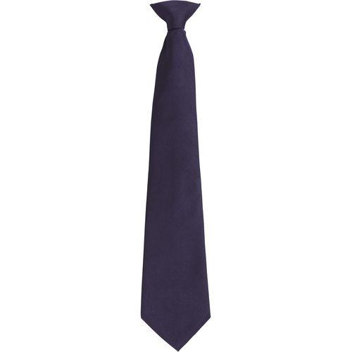 Achat Cravate de sécurité à clip - bleu marine