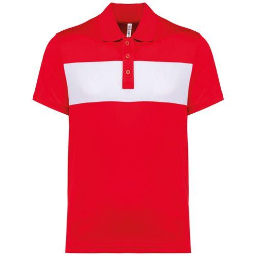 Achat Polo manches courtes adulte - rouge sport
