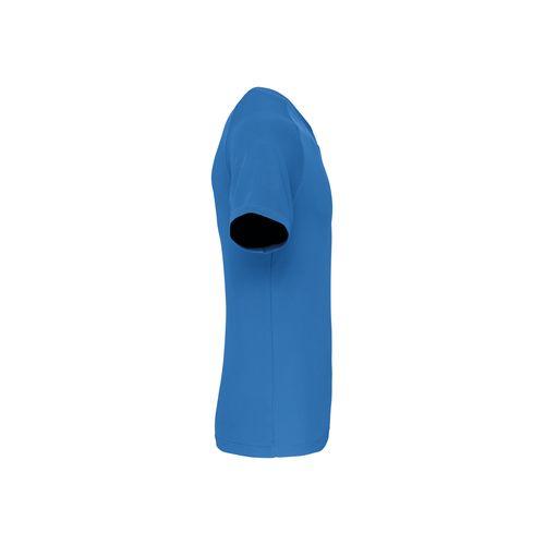 Achat T-shirt de sport manches courtes col v homme - bleu aqua