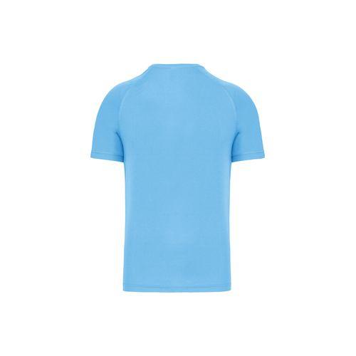 Achat T-shirt de sport manches courtes col v homme - bleu ciel