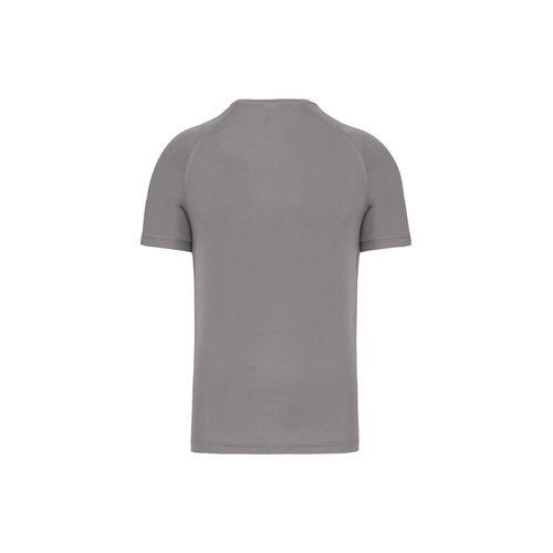 Achat T-shirt de sport manches courtes col v homme - gris doux