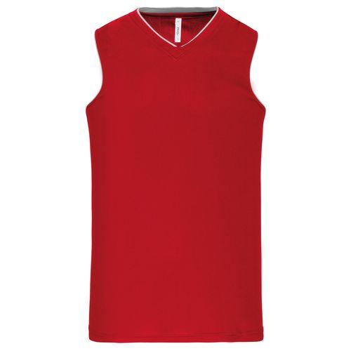 Achat MAILLOT BASKET-BALL - rouge sport