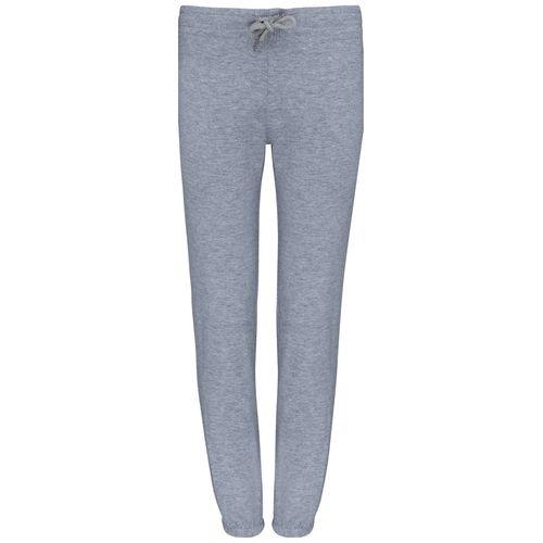 Achat Pantalon de jogging en coton léger enfant - gris oxford