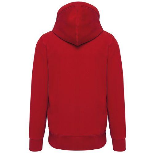 Achat Sweat-shirt vintage zippé à capuche homme - rouge foncé vintage