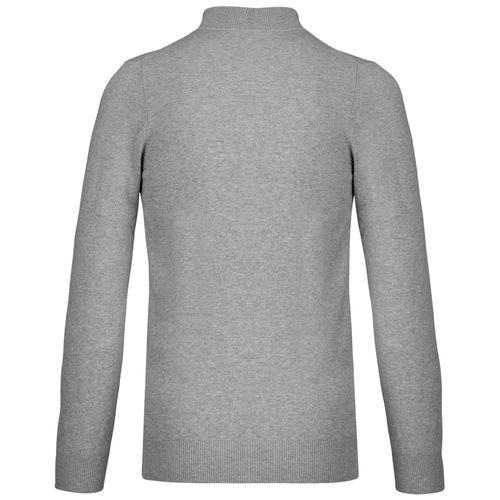 Achat Cardigan premium zippé - gris clair chiné