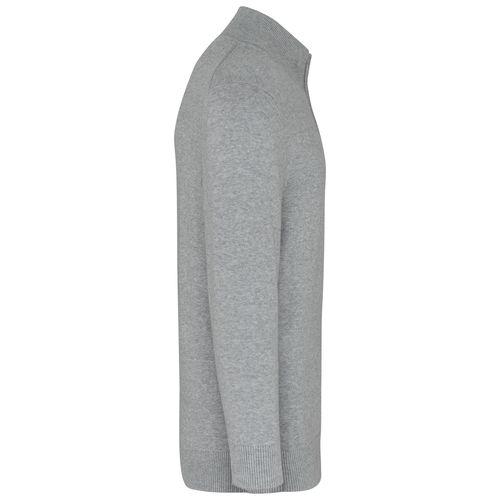 Achat Cardigan premium zippé - gris clair chiné