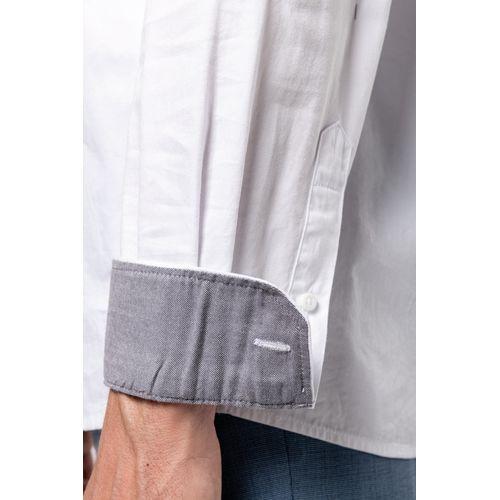 Achat Chemise coton manches longues Nevada homme - blanc