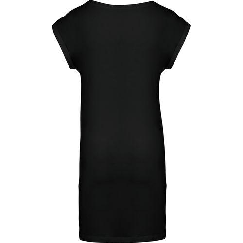 Achat T-shirt long femme - noir