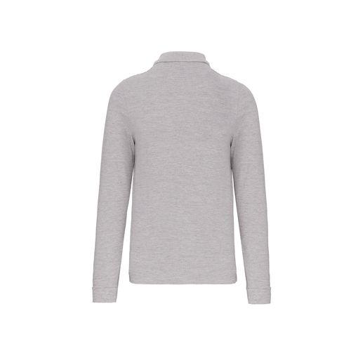 Achat POLO MANCHES LONGUES - gris oxford