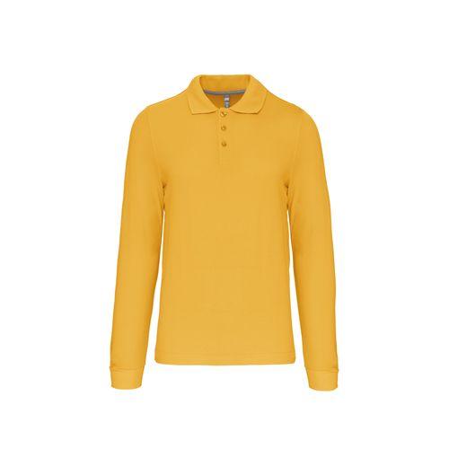 Achat POLO MANCHES LONGUES - jaune