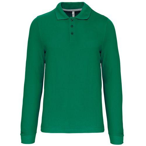 Achat POLO MANCHES LONGUES - vert kelly